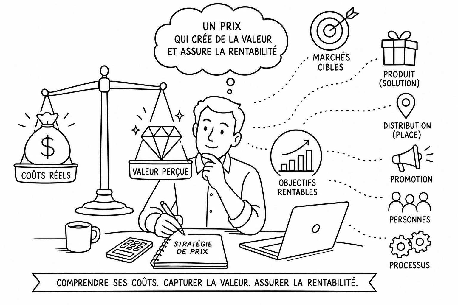 Stratégie de prix : arrêter de subir le prix, commencer à le piloter